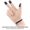Ololar Air Series Touchscreen Finger Design Ololar Air Series Heated Gloves showing touchscreen-compatible finger areas
