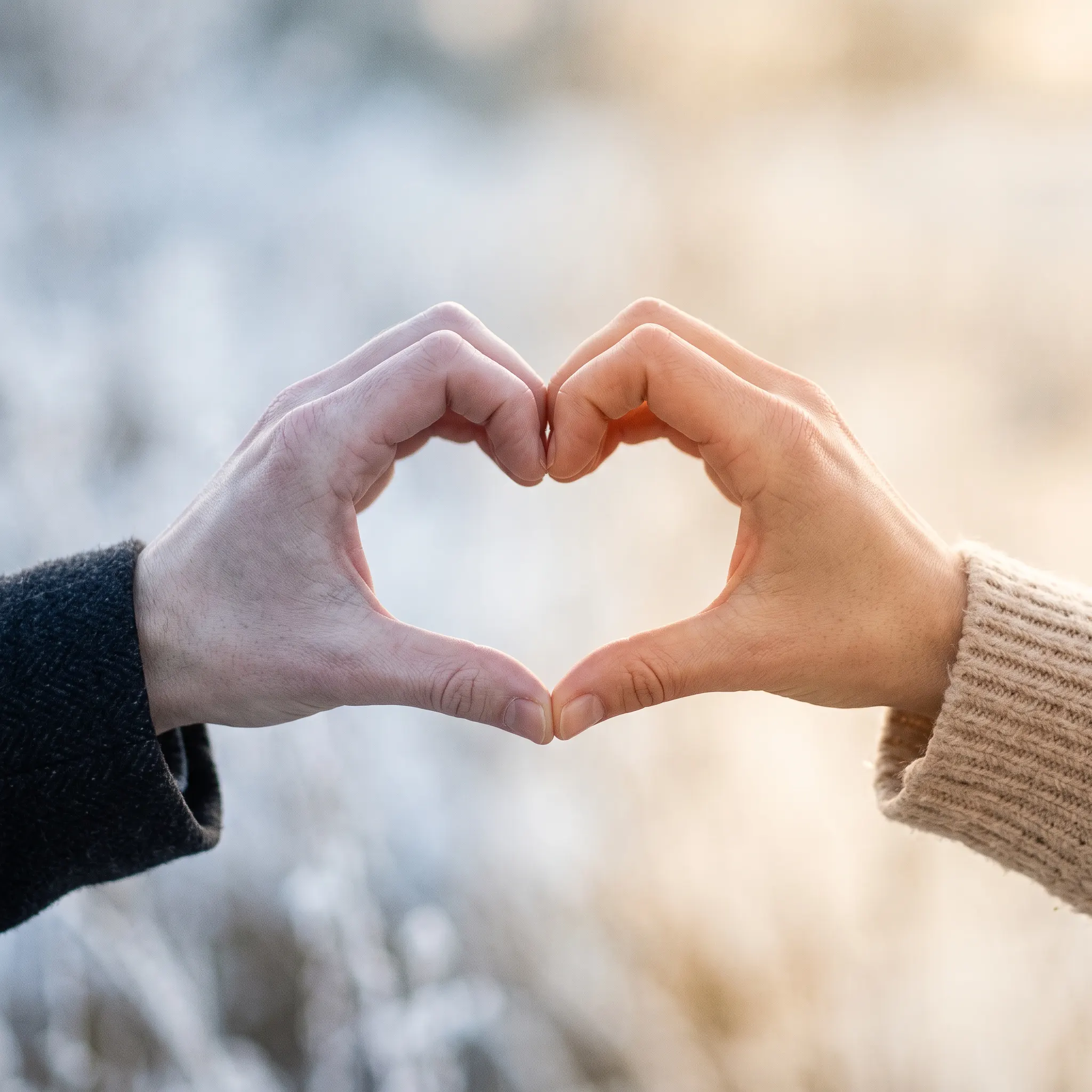 Hands representing the journey from cold-sensitive discomfort to warmth and comfort with Ololar warming solutions