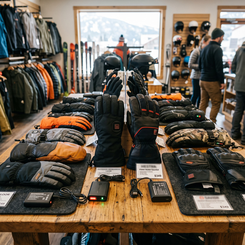 Traditional heated gloves for cold hands compared with Raynaud's warmth needs