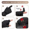 Ololar Flex Series Heated Gloves with magnetic convertible thumb and index finger caps