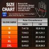 Ololar Shield heated gloves size guide